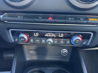 2018 Audi A3 Sedan 2.0T quattro Premium Plus
